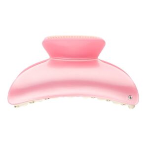 Swarovski Crystal Hair Claw X Large - Geranium Pink