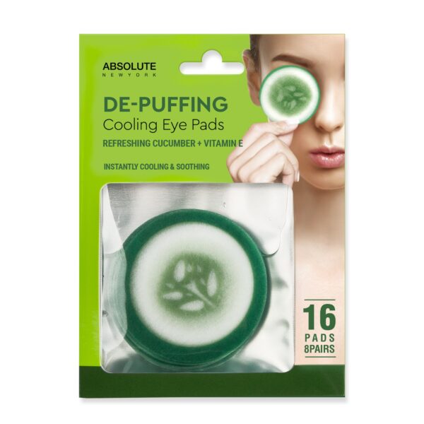 Absolute New York Cooling Eye Pad Cucumber 16 stk