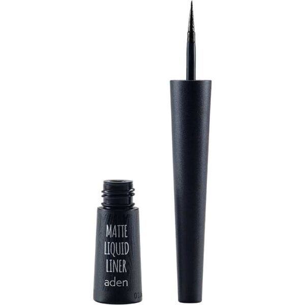 Aden Matte Liquid Liner Black Liner Black