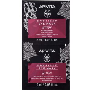 APIVITA Express Beauty Line Smoothing Eye Mask with Grape 2X2 ml