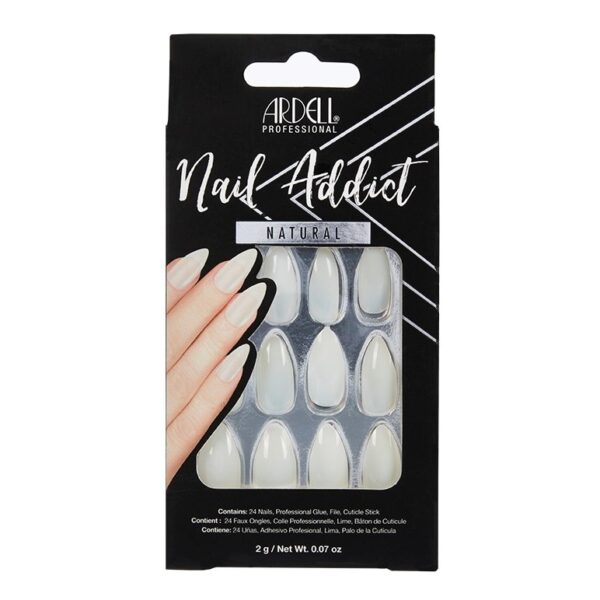 Ardell Nail Addict Natural Stiletto