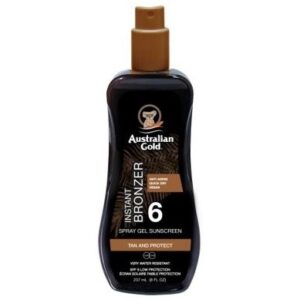 Australian Gold SPF6 Spray Gel With Bronzer 237 ml