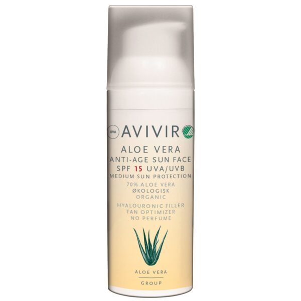 AVIVIR Aloe Vera Anti-Age Sun Face SPF15 50 ml