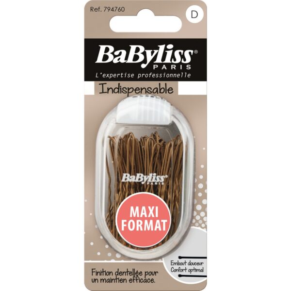 BaByliss Paris Accessories 794760 Hårnål u-form brun 60stk