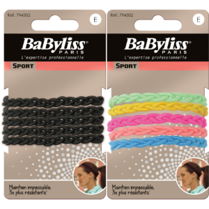 BaByliss Paris Accessories Sport Braided Elastics 5 St