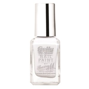 Barry M Gelly Hi Shine Nail Paint Cotton White