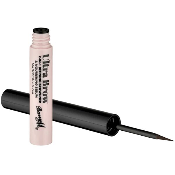 Barry M Ultra Brow 2-in-1 Defining Browliner & Nourishing Serum Dark B