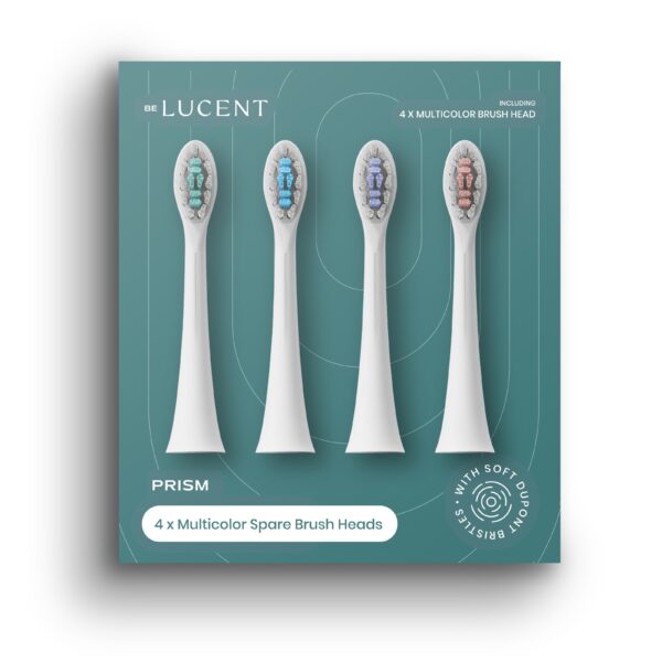 Be Lucent Prism Toothbrush Heads Multicolor