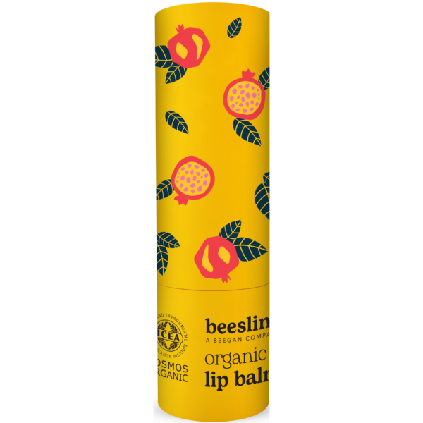 Beesline Organic Lip Balm Pomegranate