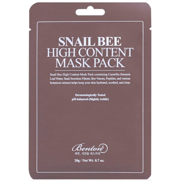 Benton Snail Bee High Content Mask Pack 20 g