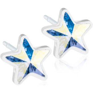 Blomdahl Medical Plastic  Star 6mm Rainbow