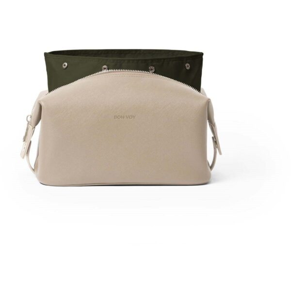 Bon Voy Staycation Staycation Cosmetic Bag Beige och grön