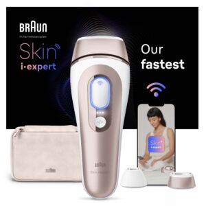 Braun IPL Skin i·expert At Home Hair Removal Free App Pouch Venus Razo