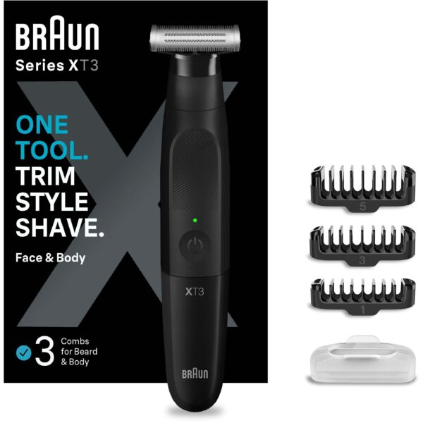 Braun Series X Beard Trimmer For Facial Hair Removal XT319