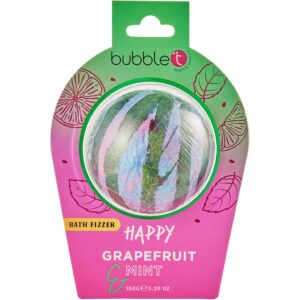 BubbleT Bath Fizzer Happy Grapefruit & Mint Mood