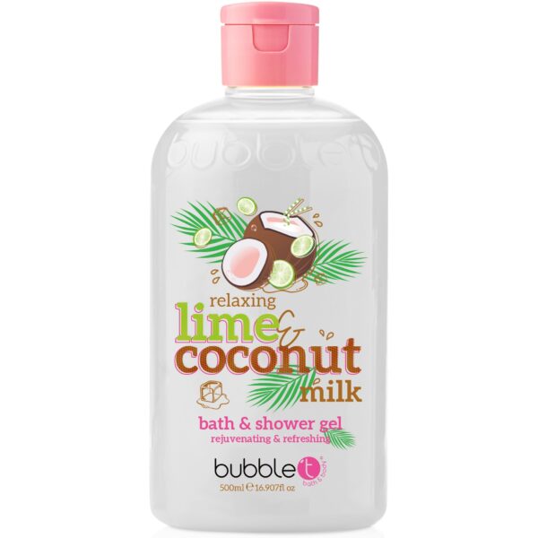 BubbleT Lime & Coconut Milk Smoothie Bath & Shower Gel  500 ml