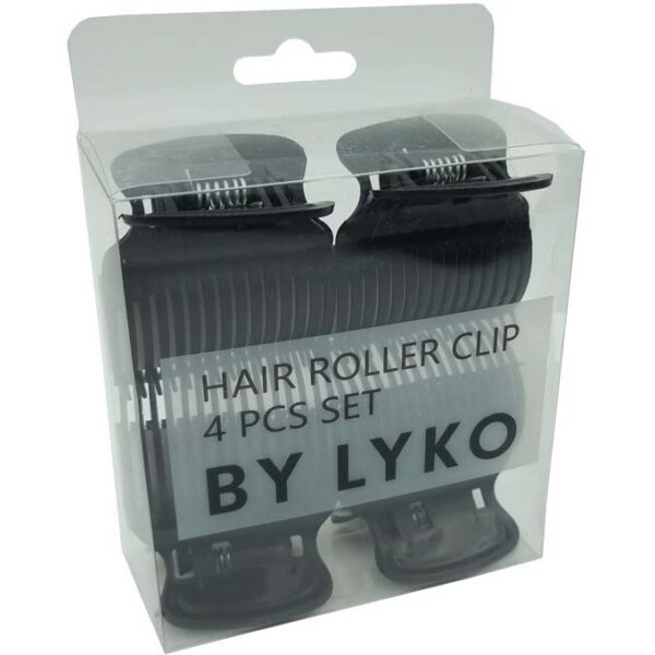 By Lyko Hair Roller Clips Black 4 pcs