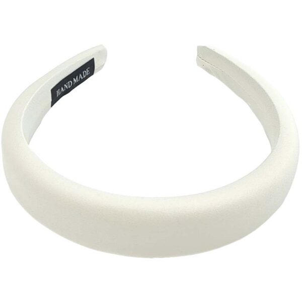 By Lyko Headband Satin Off White