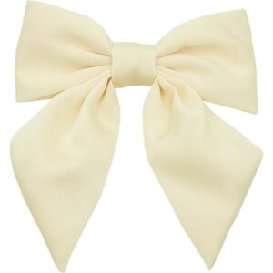 By Lyko Bow Barrette Cream White