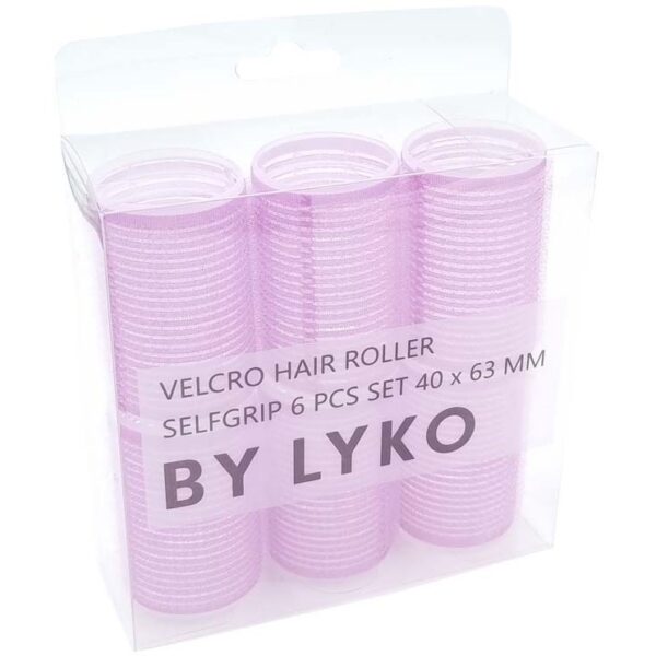 By Lyko Self Grip Hair Roller Purple 6 pcs 40 x 63 mm