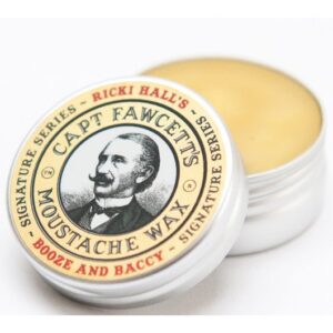 Captain Fawcett Moustache Wax Ricky Hall&apos;s Booze & Baccy 15 ml