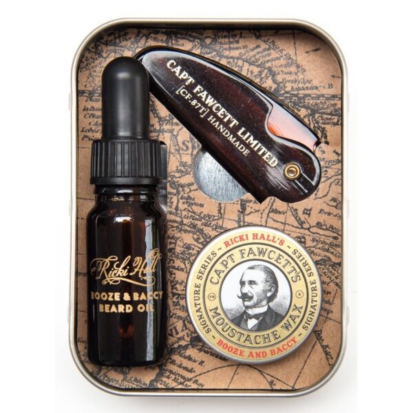 Captain Fawcett Ricki Hall&apos;s Booze & Baccy Grooming Survival Kit