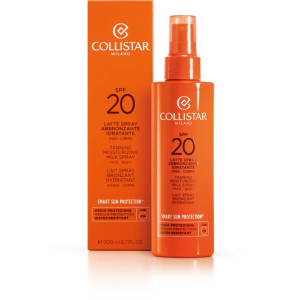 Collistar Tanning Moisturizing Milk Spray Face/Body SPF 20 200 ml