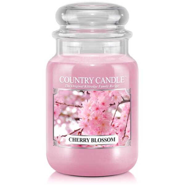 Country Candle Cherry Blossom 2 Wick Large Jar 150 h