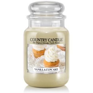 Country Candle Vanilla Cupcake 2 Wick Large Jar 150 h