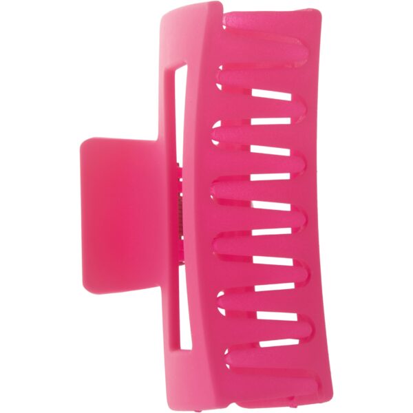 Dazzling Hair Clip Square Bright Pink