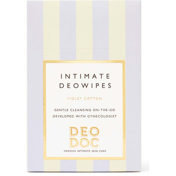 DeoDoc Intimate Deo Wipes Violet Cotton