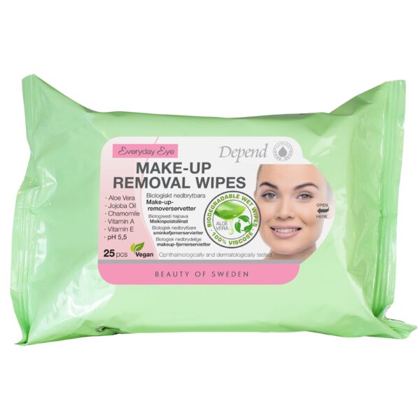 Depend Everyday Eye Makeup Remover Wipes