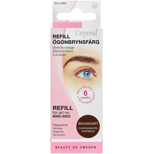 Depend Everyday Eye Eyebrow Tint Refill Black Brown