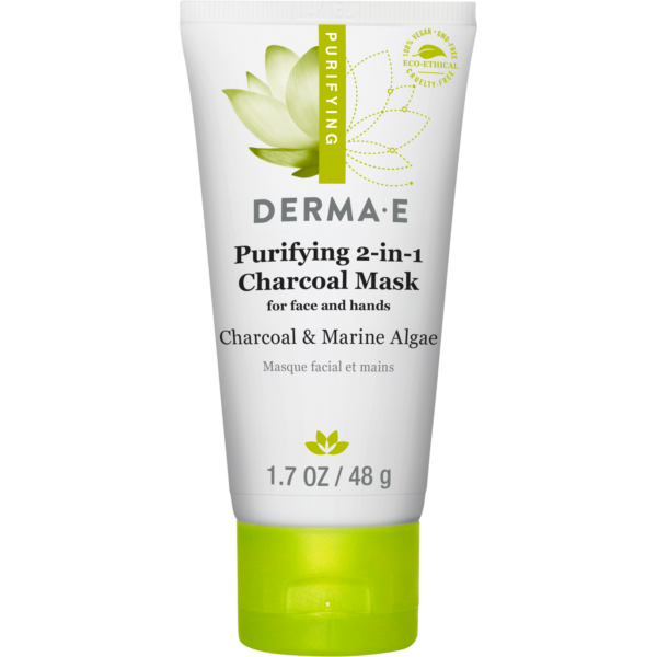 DERMA E Purifying 2-In-1 Charcoal Mask