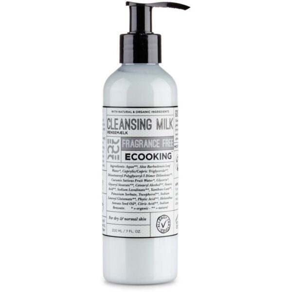 Ecooking Skincare Cleansing Milk Fragrance Free 200 ml