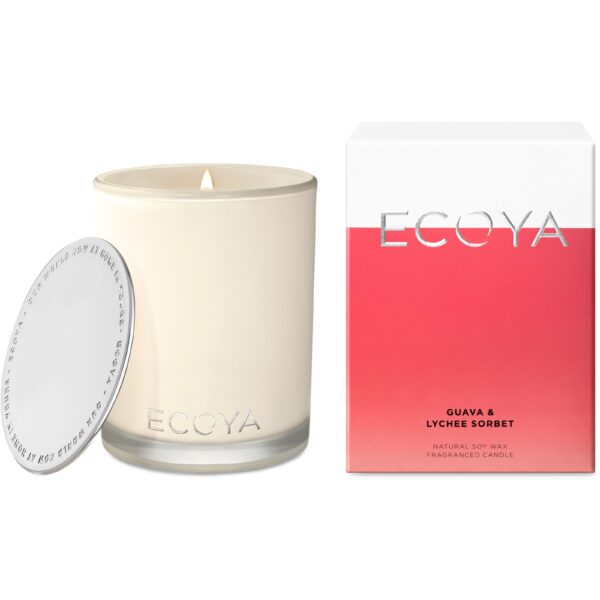 Ecoya Guava & Lynchee Sorbet Fragranced Candle 400 g