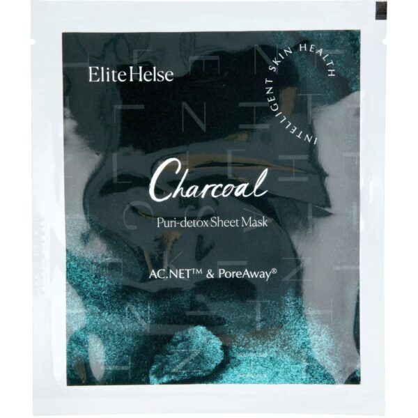 Elite Helse Intelligent Skin Health Charcoal Puri-detox Sheet Mask 15