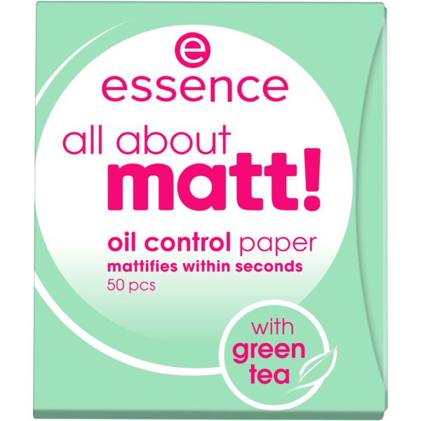 essence all about matt! oil control paper