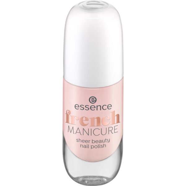 essence French Manicure Sheer Beauty Nail Polish 01 Peach Please!