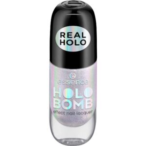 essence HOLO BOMB effect nail lacquer 01 Ridin&apos; Holo