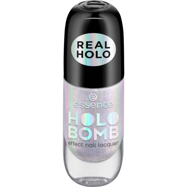 essence HOLO BOMB effect nail lacquer 01 Ridin&apos; Holo