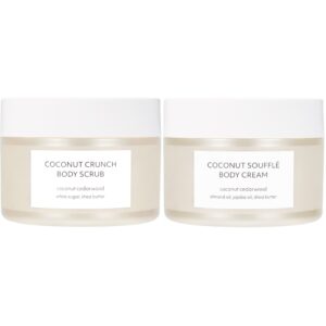 Estelle&Thild Organic Beauty Coconut Cedarwood Coconut Body Care Duo