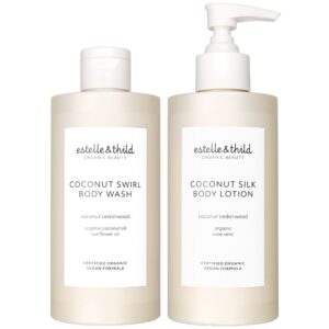 Estelle&Thild Organic Beauty Coconut Cedarwood  Coconut Body Duo