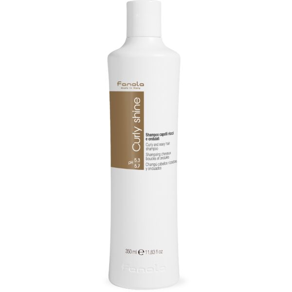 Fanola Curly Shine Curly And Wavy Hair Shampoo 350 ml