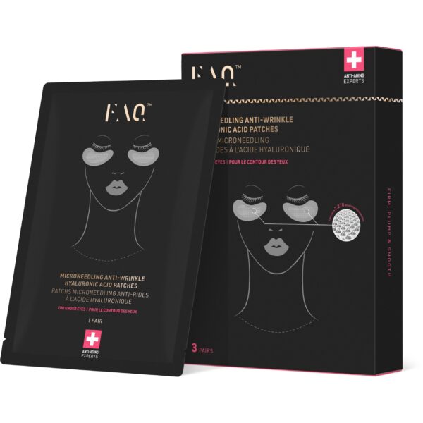 FAQ Swiss Microneedling Anti-Wrinkle Hyaluronic Acid Patches For Under