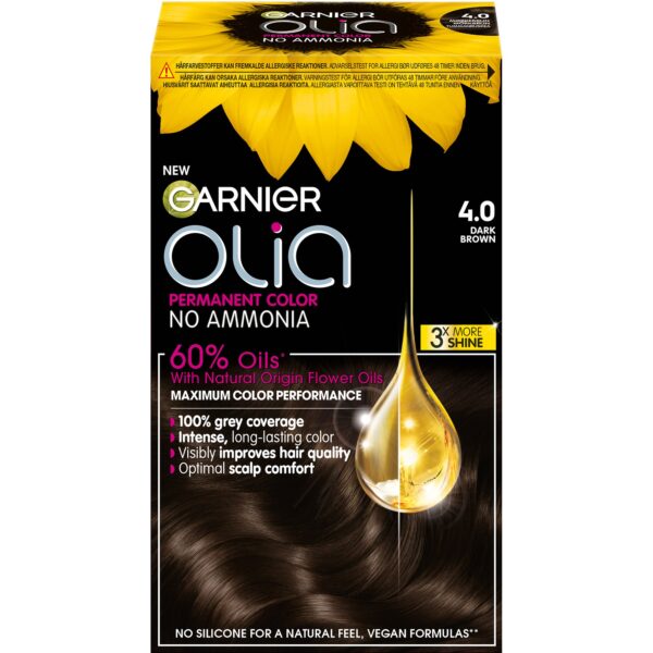 Garnier Olia Permanent Color 4.0 Dark Brown