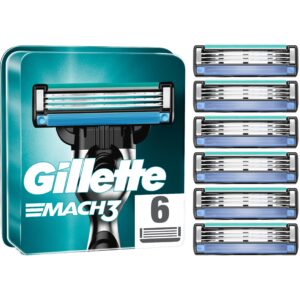 Gillette Mach3 Men&apos;s Razor Blade Refills 6 stk