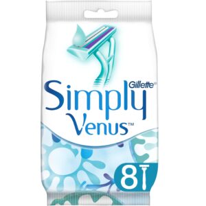 Gillette Venus Simply  2 Women&apos;s Disposable Razors 8 Count