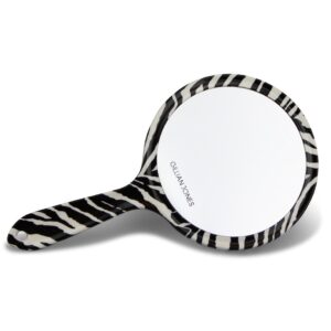 Gillian Jones 2 Side Hand Mirror Print Zebra