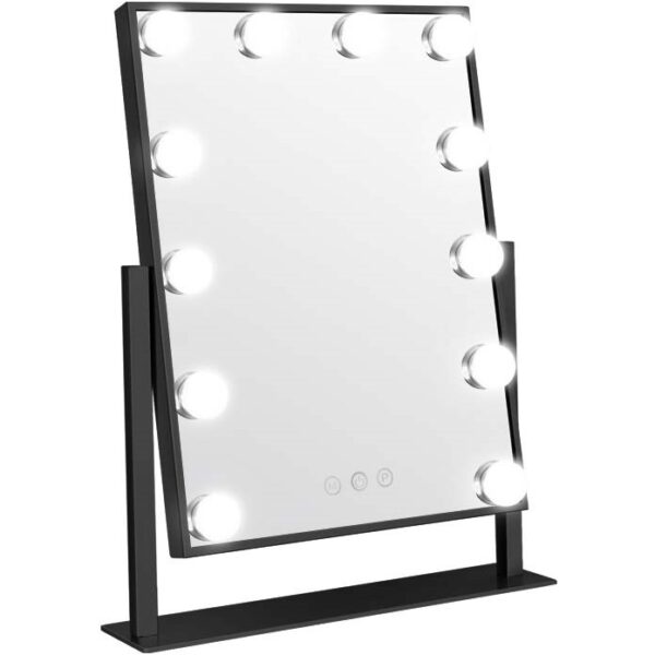 Gillian Jones Led Makeup Artist Mirror With Touch Black